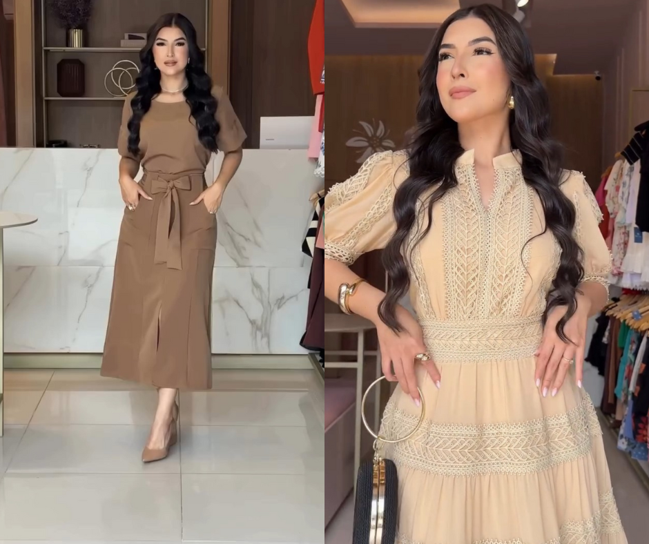 KIT 1 - Vestido Adélia + Vestido Alana