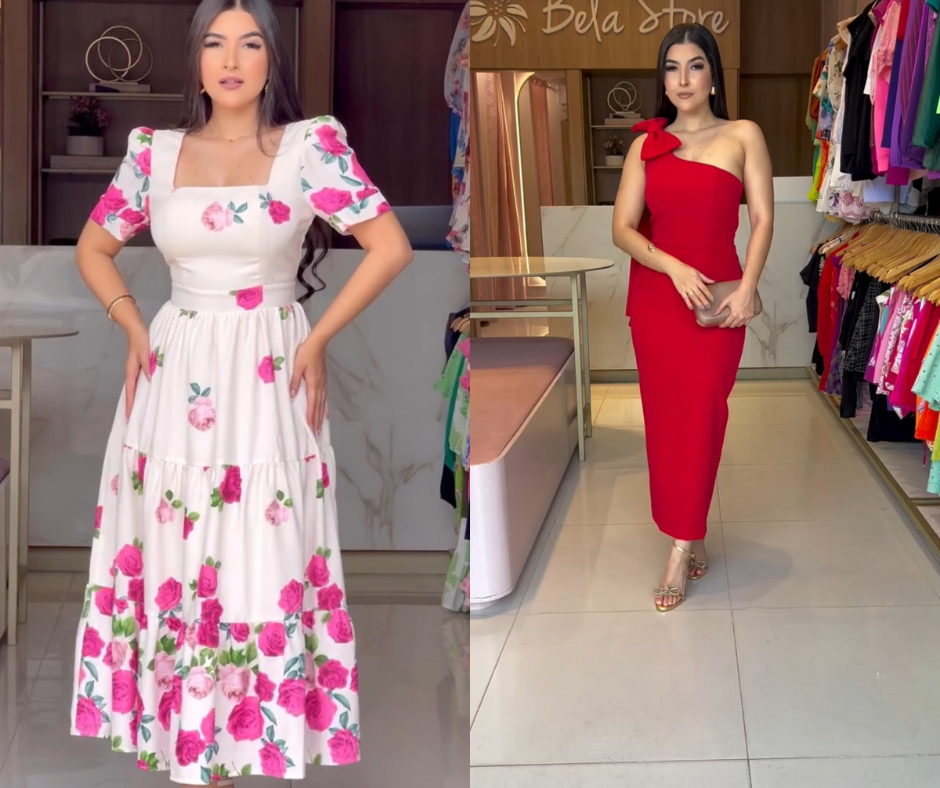 KIT 2 - Vestido Alba + Vestido Alessandra